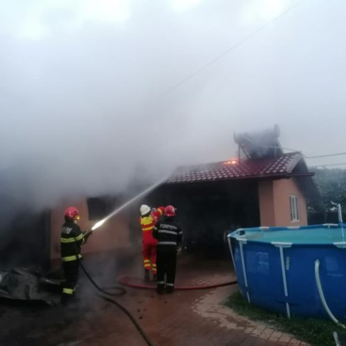 Incendiu devastator la Bogdănești, cu pagube estimate la 300.000 de lei