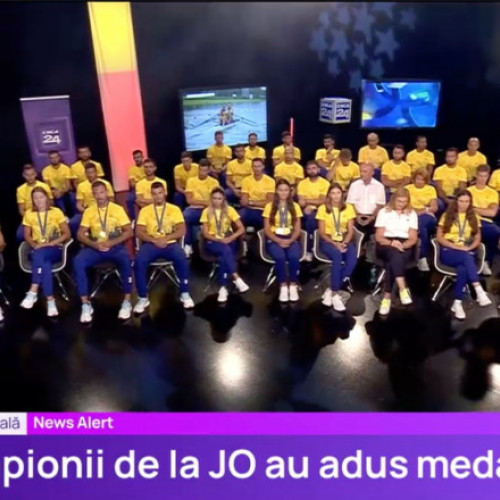 Elisabeta Lipa și lotul de canotaj, la Digi 24 după Jocurile Olimpice