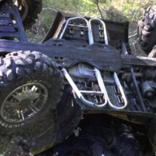 Accident rutier la Volovat: un bărbat de 64 de ani, rănit după ce a intrat cu ATV-ul într-un cap de pod