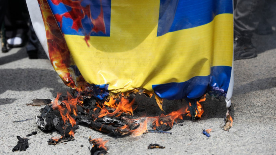 Proteste anti-iraniene în Suedia, acuzând Teheranul de instigarea violențelor