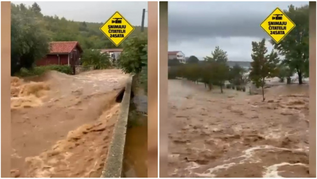 Furtuna puternică afectează România și Croația