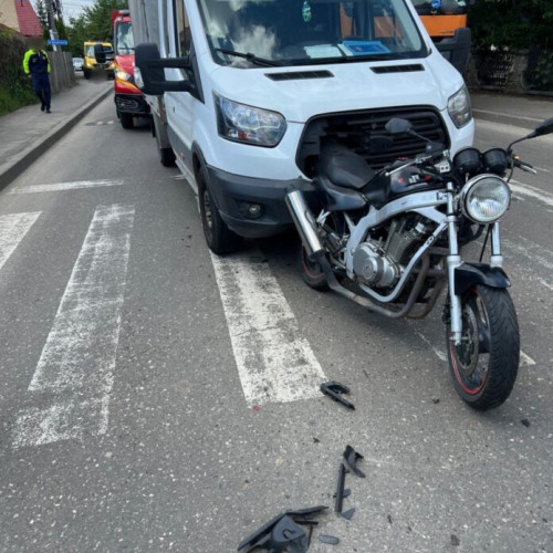 Accident de motocicletă în Suceava