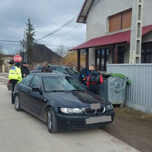 Tânăr prins pentru furtul unui BMW dintr-un service auto