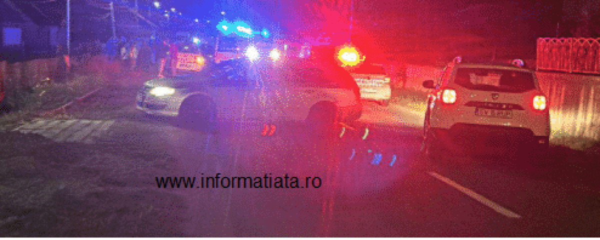 Adolescentă de 15 ani moartă după lovitura în plin a unui autovehicul în Vatra Moldoviței
